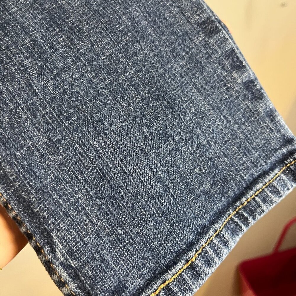Levis Denim Jean 12 Straight Leg Western Cowgirl Slender 526th Classic Med Wash - Picture 2 of 15